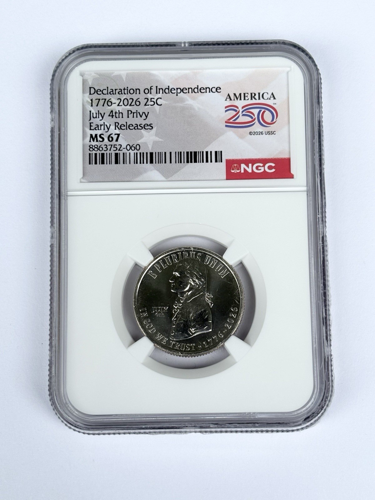 RARE - Early Releases - 2026 July 4th Privy Quarter NGC MS67 FAST SHIPPING LOOK RARE - Early Releases - 2026 July 4th Privy Quarter NGC MS67 FAST SHIPPING LOOK