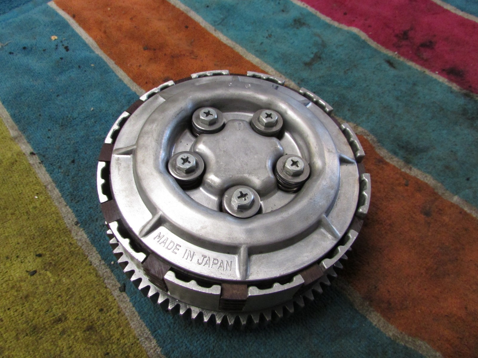 1972  KAWASAKI  F7 175cc COMPLETE CLUTCH ASSEMBLY