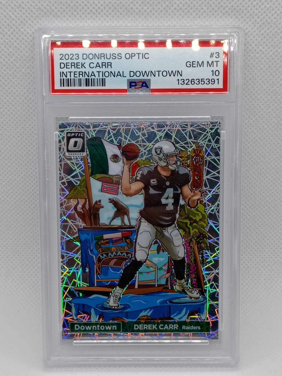2023 Panini Donruss Optic - International Downtown Derek Carr #3