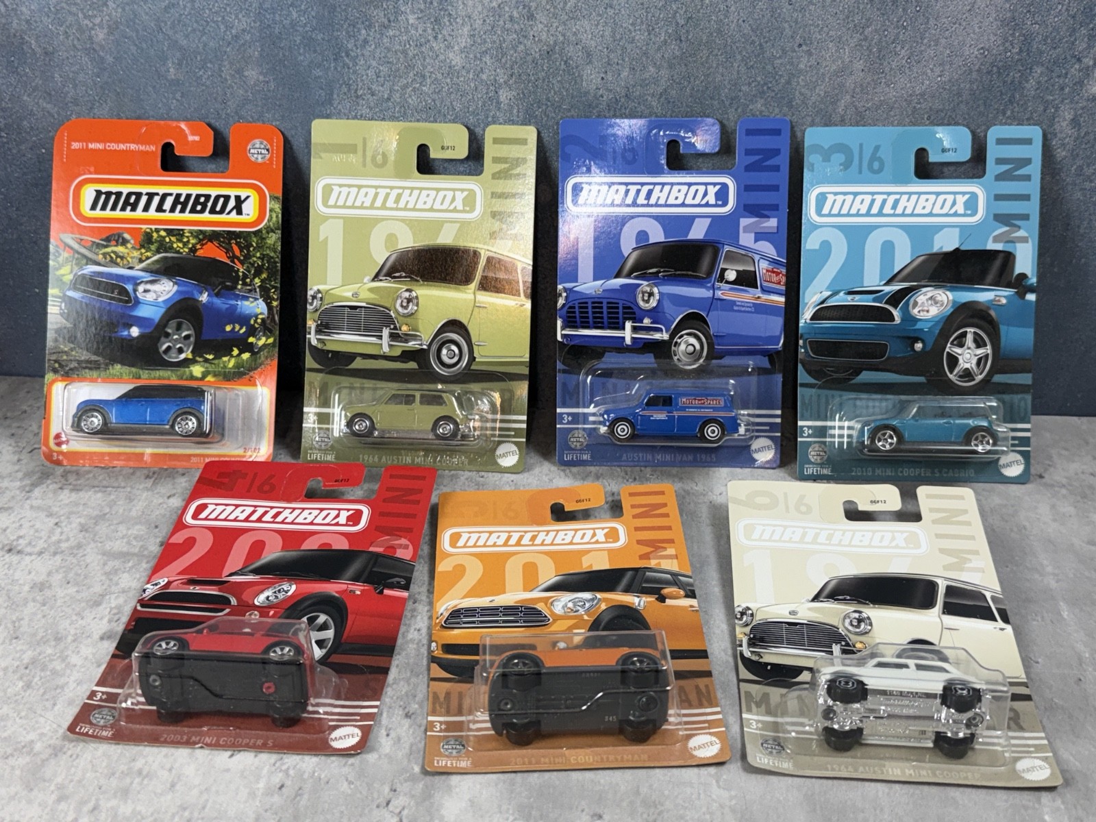 2024 Matchbox Austin Mini Cooper Complete Set 6 Plus Bonus 2011 Countryman 2024 Matchbox Austin Mini Cooper Complete Set 6 Plus Bonus 2011 Countryman