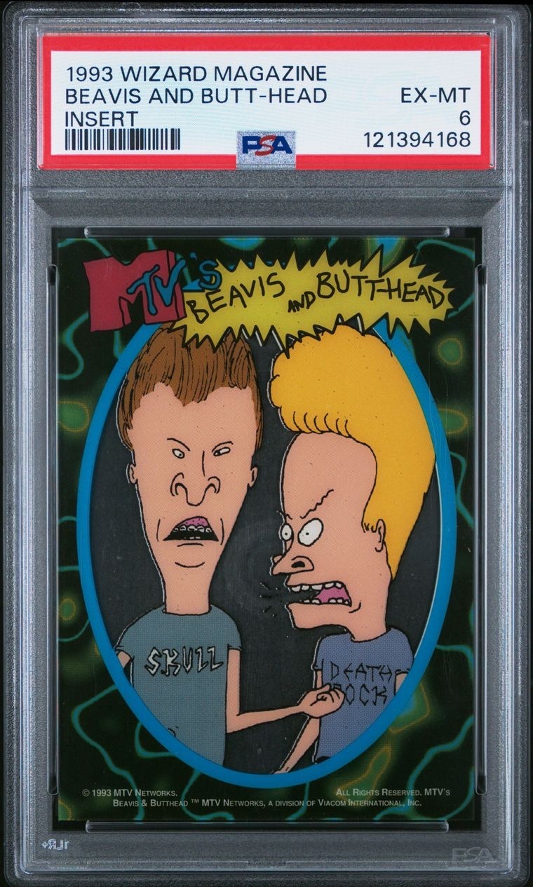 1993 Wizard Magazine BEAVIS AND BUTT-HEAD Insert Acetate Rookie MTV PSA 6