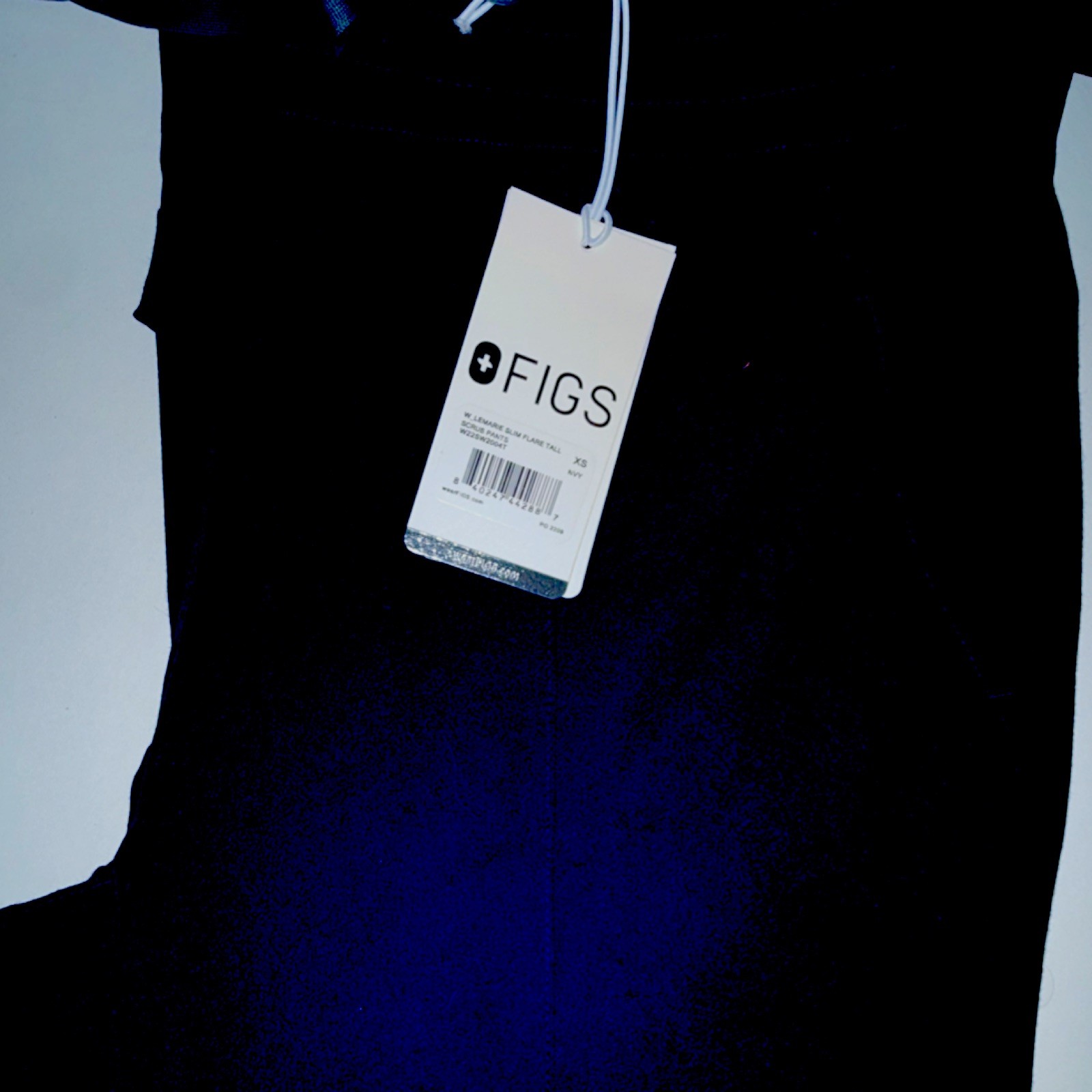 Set of 3 FIGS Lemaire Slim Flare Tall Scrub Pants Navy XS Women Medical