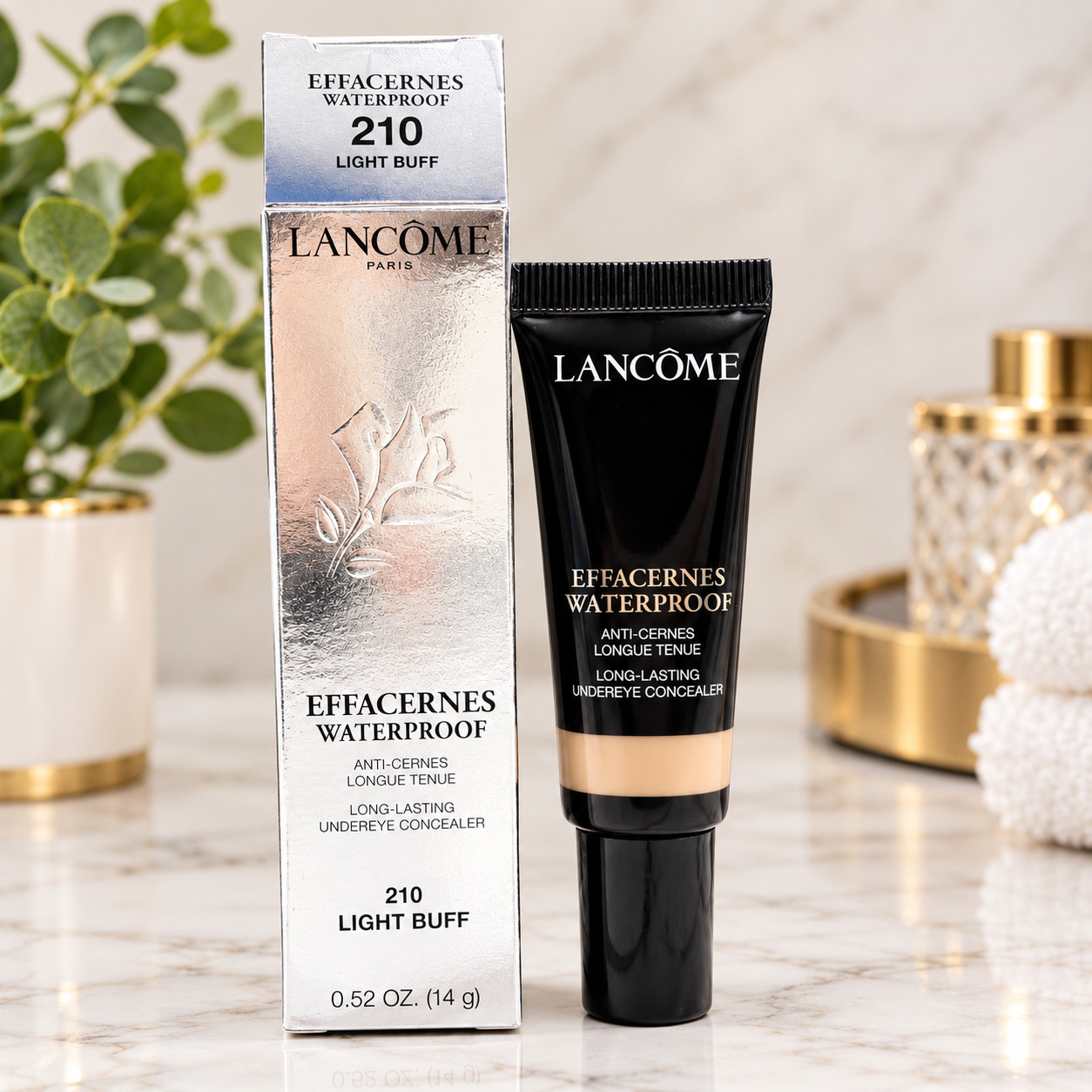 LANCOME EFFACERNES Waterproof Undereye Concealer /210 LIGHT BUFF/NEW WITH BOX LANCOME EFFACERNES Waterproof Undereye Concealer /210 LIGHT BUFF/NEW WITH BOX
