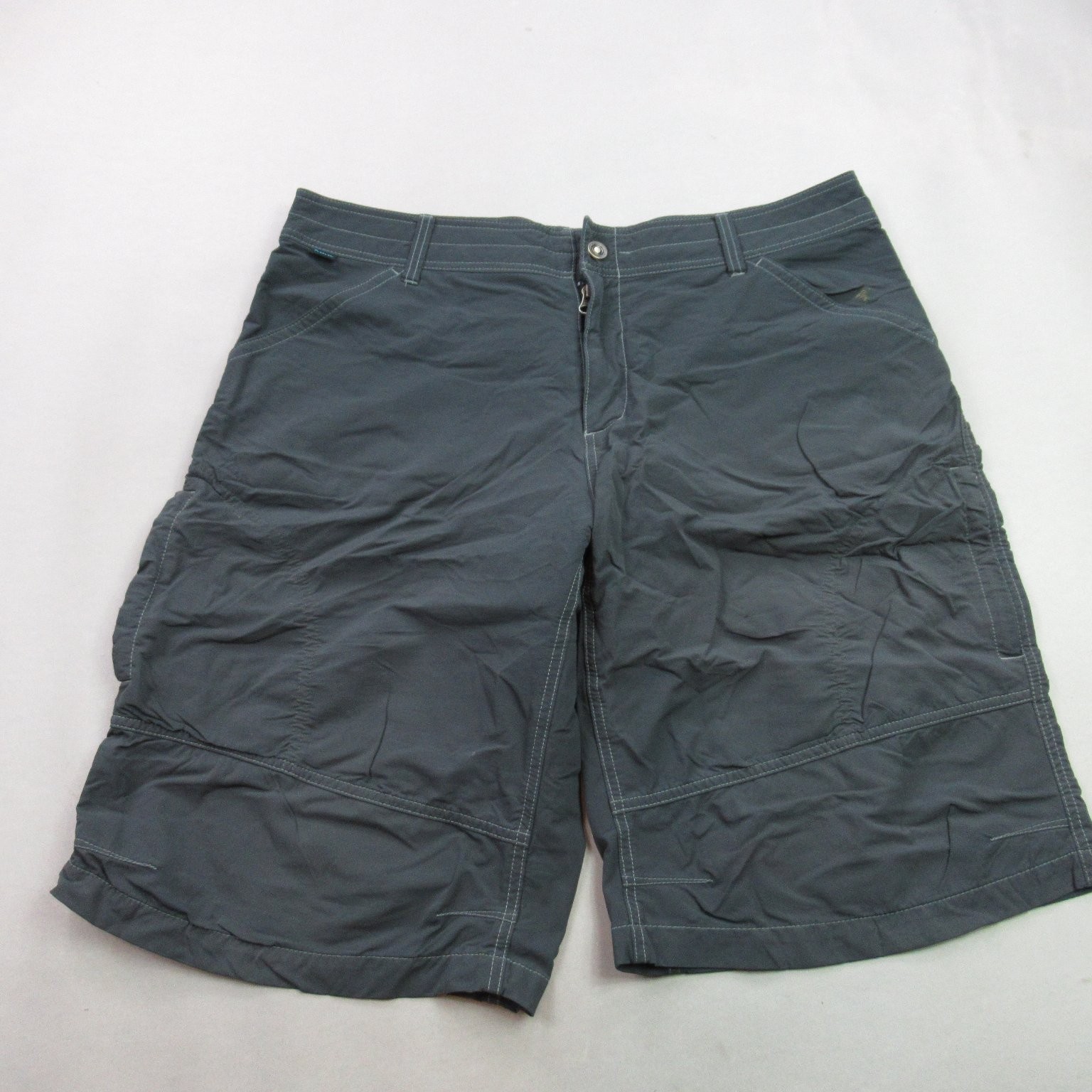KÜHL Men\'s Size 40 Gray Nylon Spandex Outdoor Hiking Trail Cargo Shorts