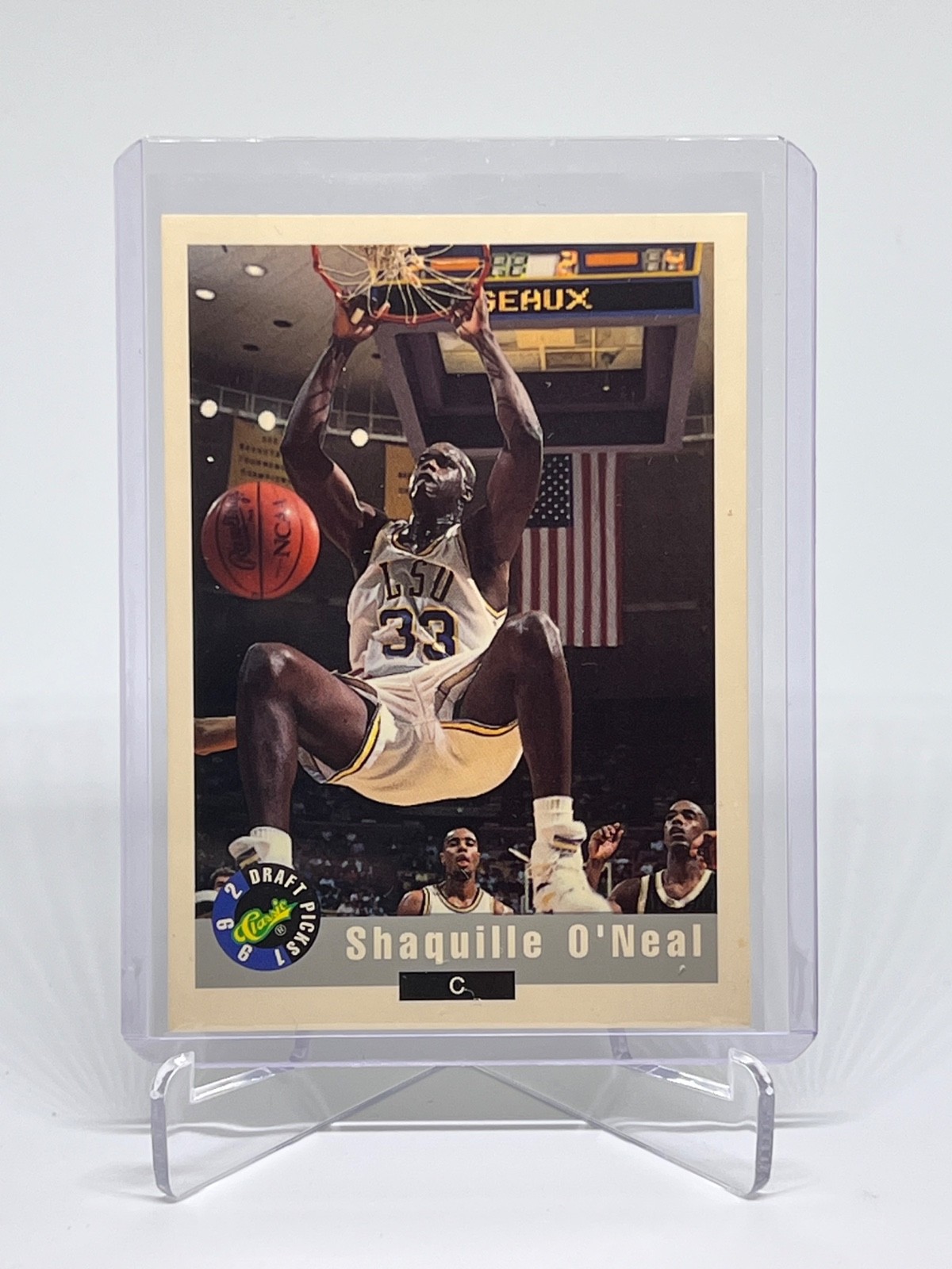 1992 Classic Draft Picks Shaquille O\'Neal #1 Rookie Card RC LSU