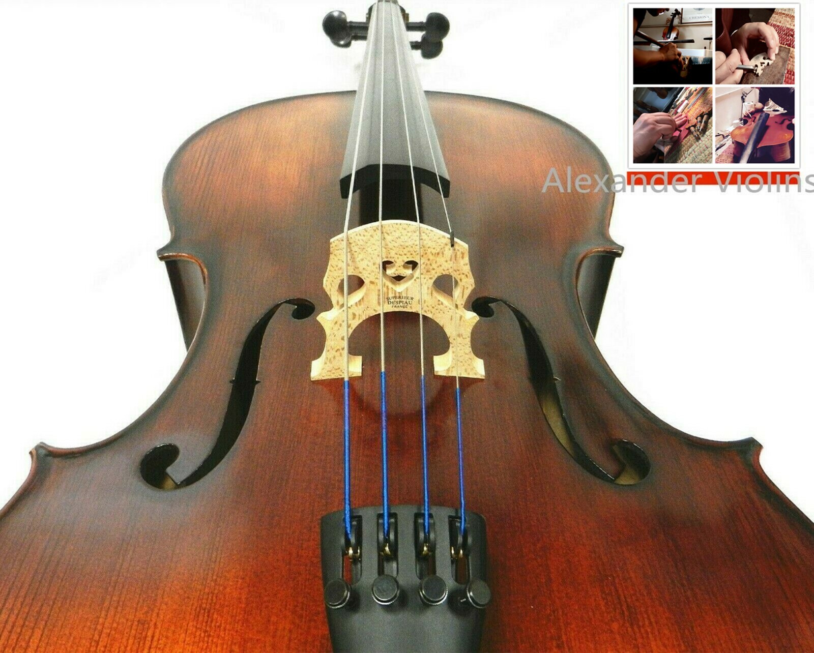 100% handmade 4/4 size cello, 100% solid wood, well-fitted + US seller