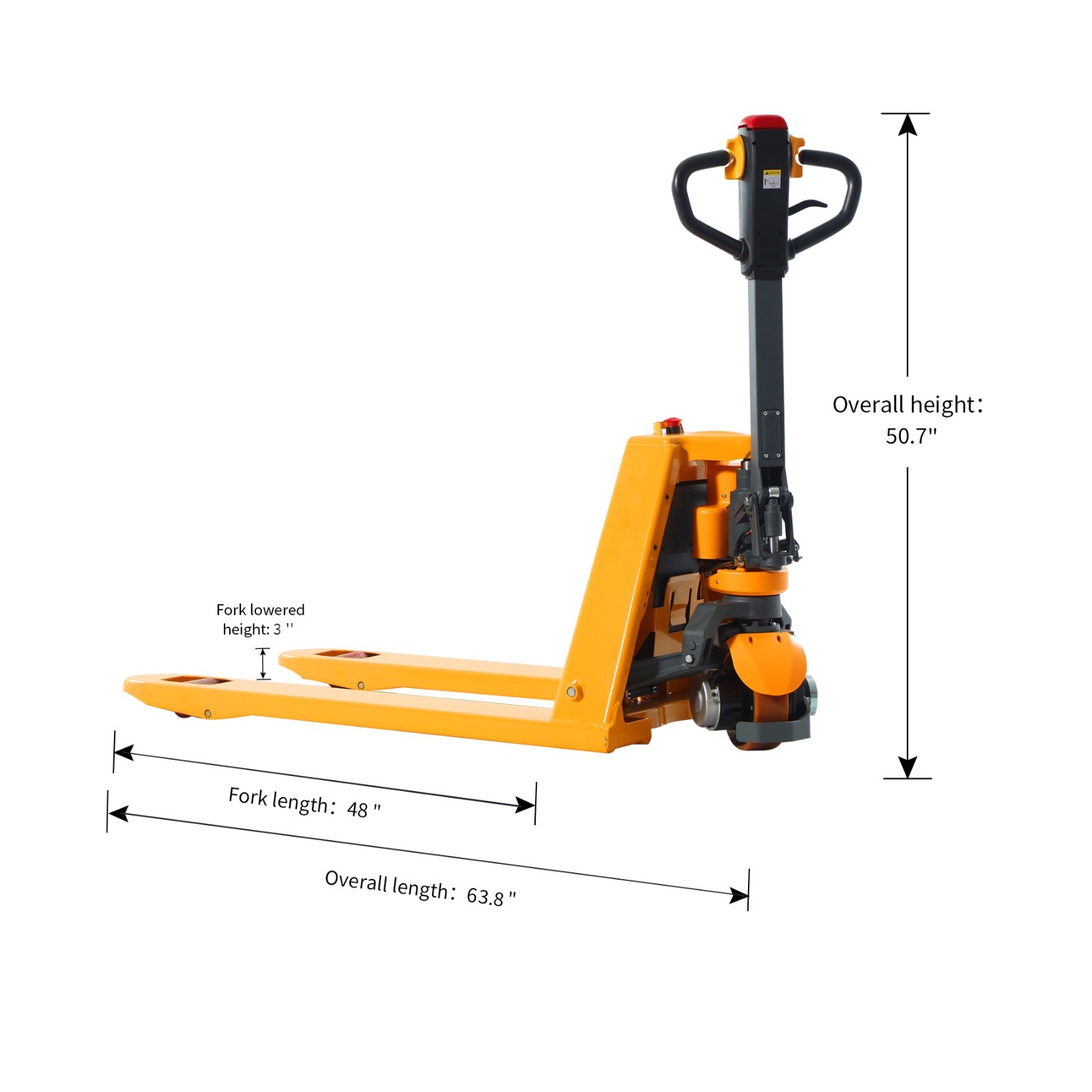 APOLLOLIFT 3300lb Li-ion Battery Powered Electric Pallet Jack 45X21