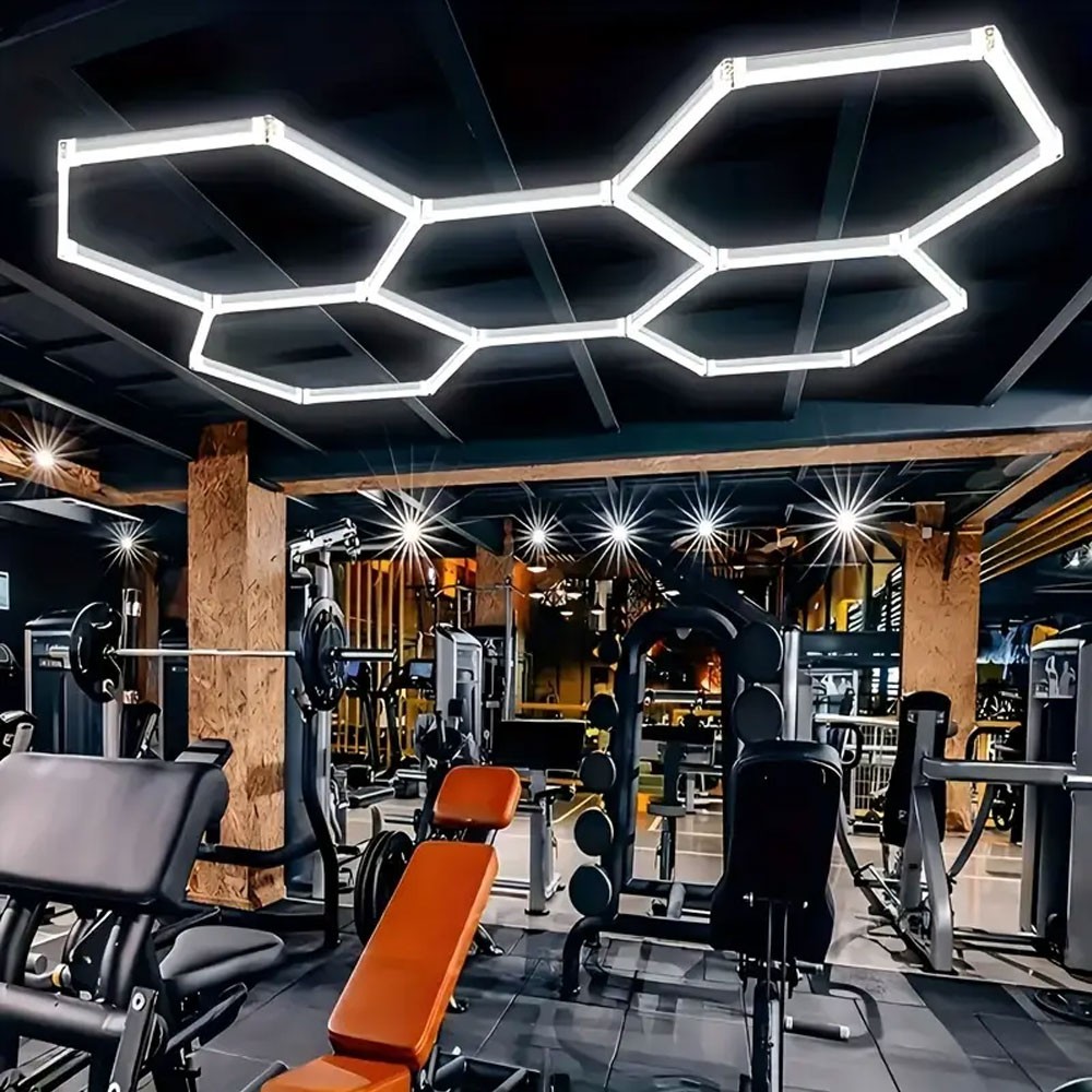 Hexagon Garage Light - 24 Pack Garage Lights Ceiling Led Hexagon,6500k Daylight