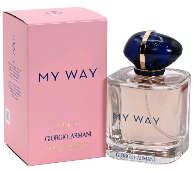 My Way  by Giorgio Armani for her EDP 3 / 3.0 oz New In Box [Rechargeable]