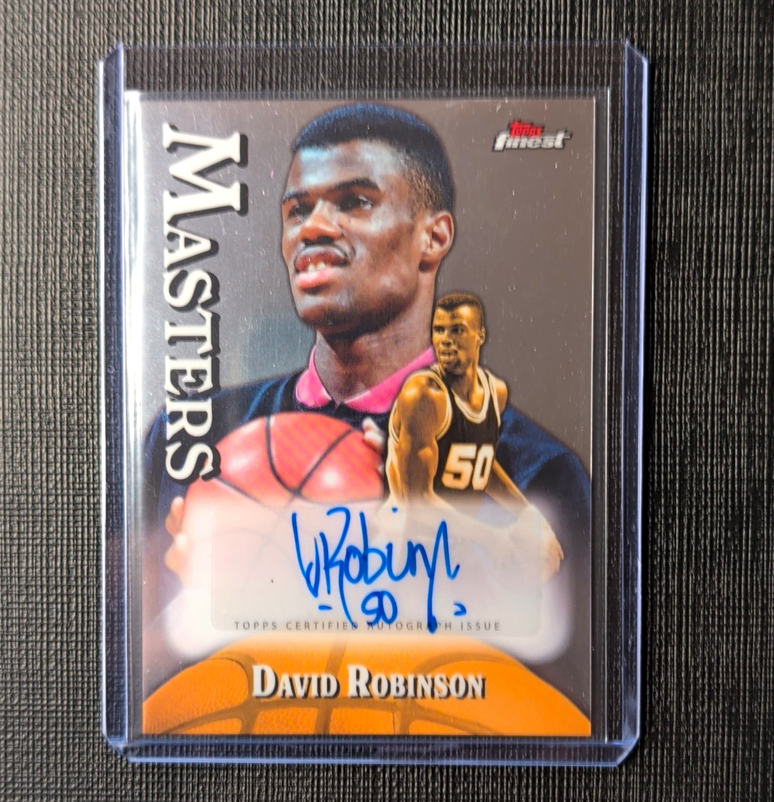 Topps 2024-25 Topps Finest Masters Autographs David Robinson Topps 2024-25 Topps Finest Masters Autographs David Robinson