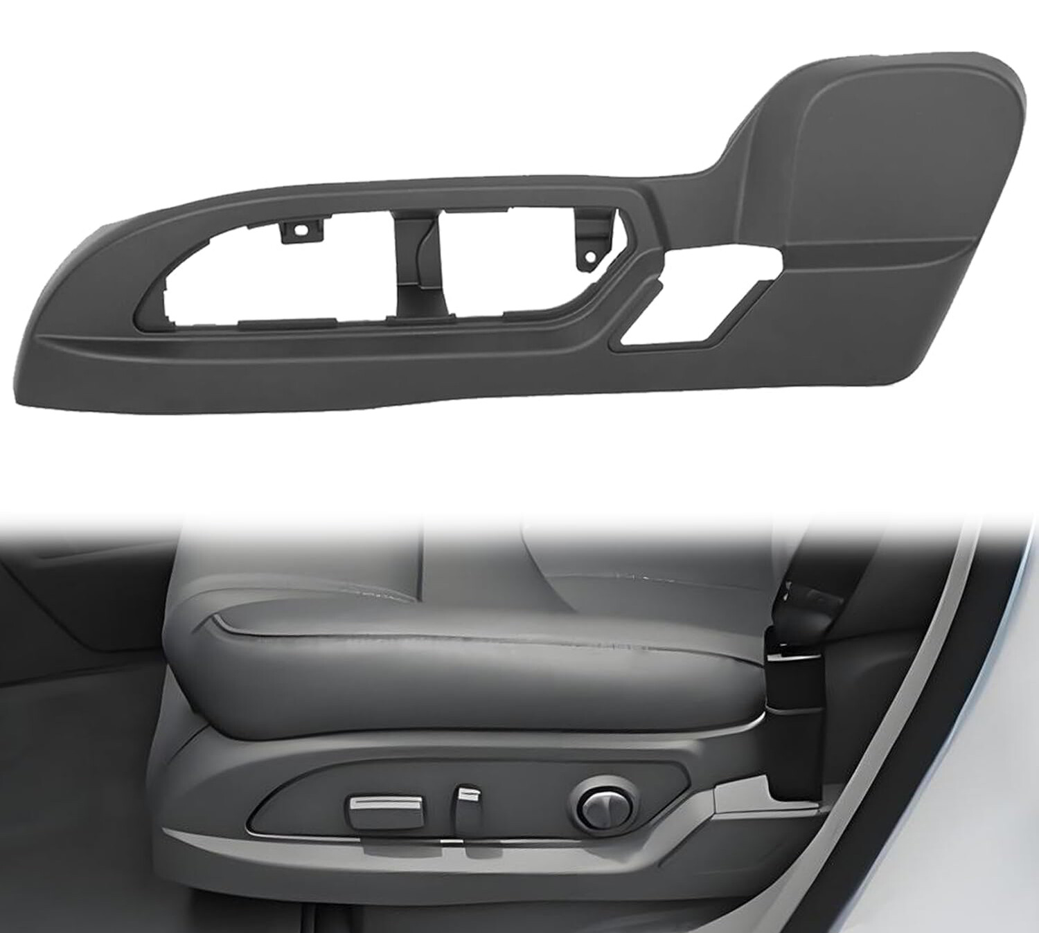 For 2009-2017 GMC Acadia Chevrolet Traverse Driver Seat Trim Track Panel Cover