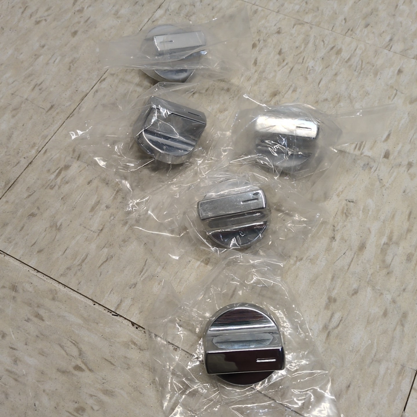 Qty 5 - W10850010 For Whirlpool Range Burner Knob W11366438 W11084623 W11084624