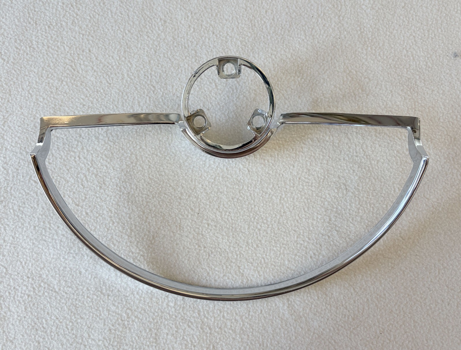 NOS MoPar 1965-66 Sport Fury I II III Steering Wheel Horn Ring 2dr 4dr Convert NOS MoPar 1965-66 Sport Fury I II III Steering Wheel Horn Ring 2dr 4dr Convert