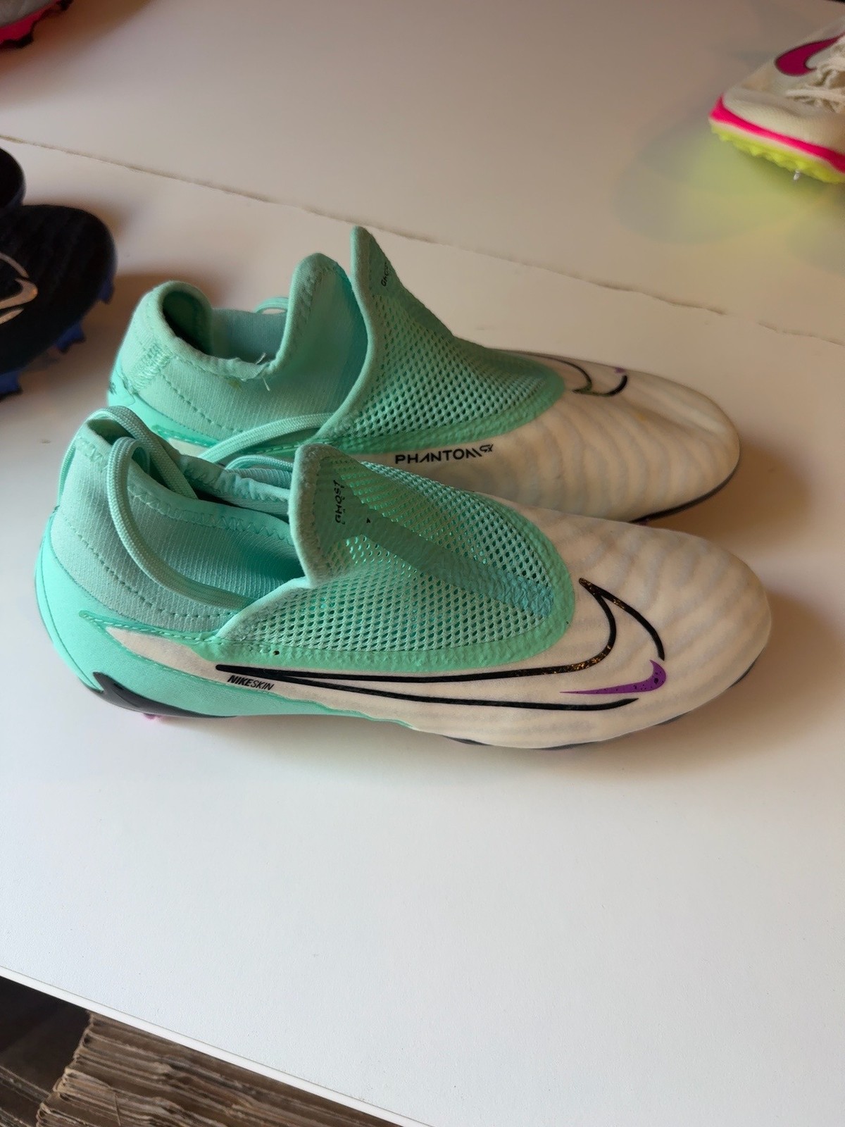 Nike Phantom GX Pro DF FG Soccer Cleats Men US 5.5 DD9465-300