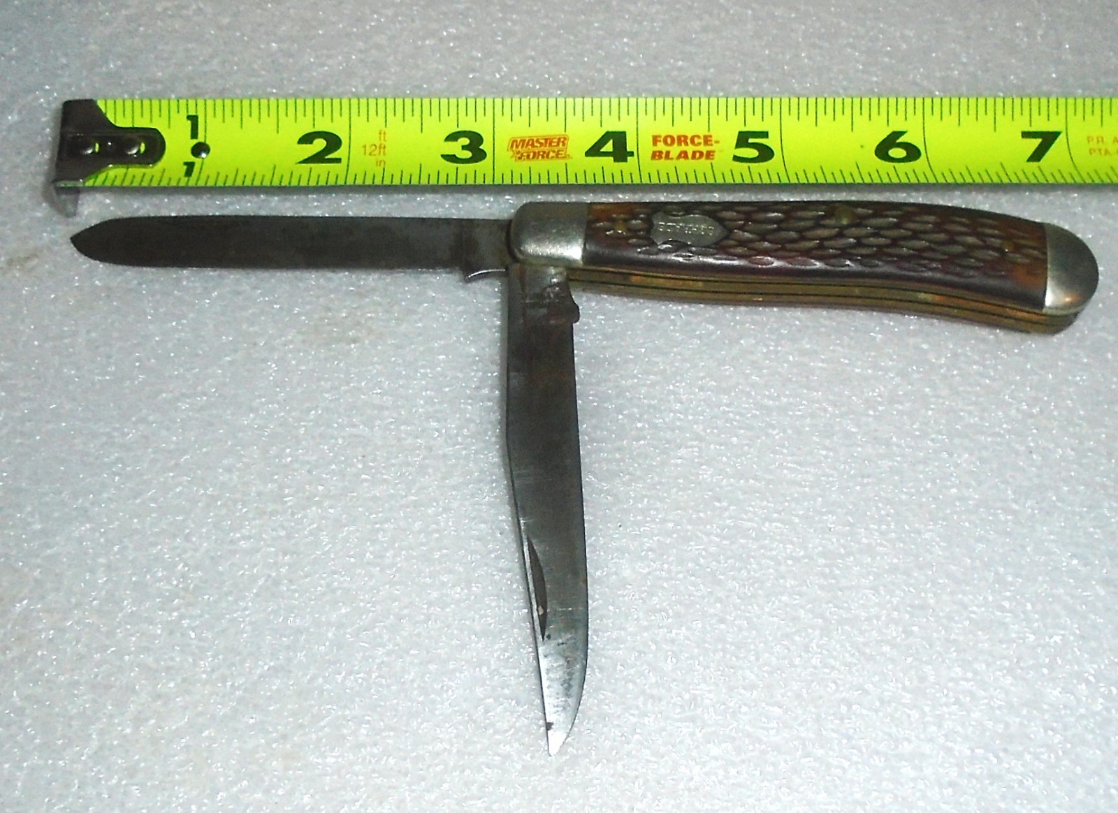 Schrade Walden NY USA Model 293 2 Blade Trapper Knife Delrin Handles Schrade Walden NY USA Model 293 2 Blade Trapper Knife Delrin Handles