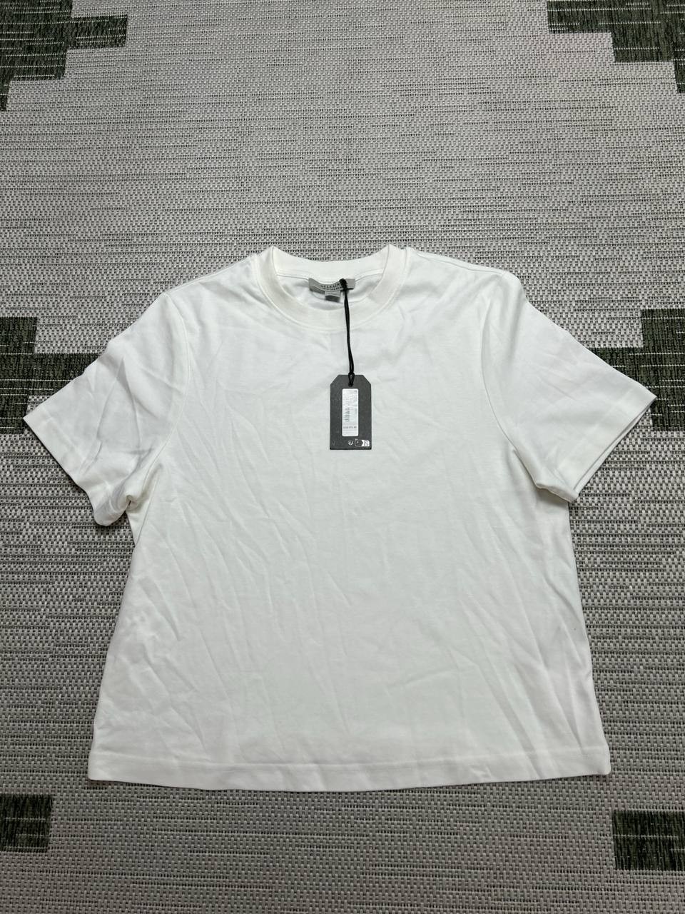 Allsaints Shirt Womens 8 White Cotton Pullover New 