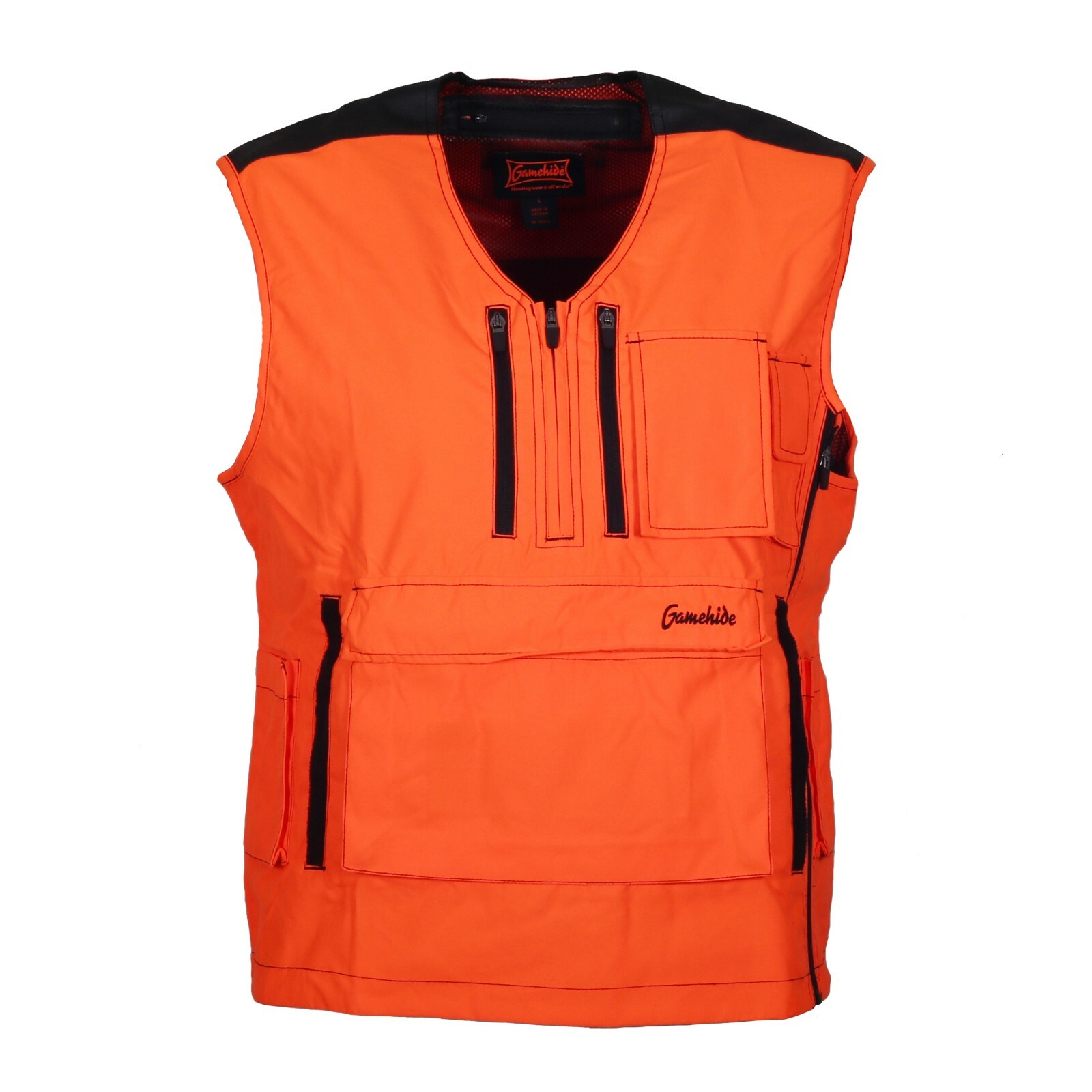 Gamehide Men\'s Blaze Orange Mountain Pass Big Game Extreme Hunting Vest