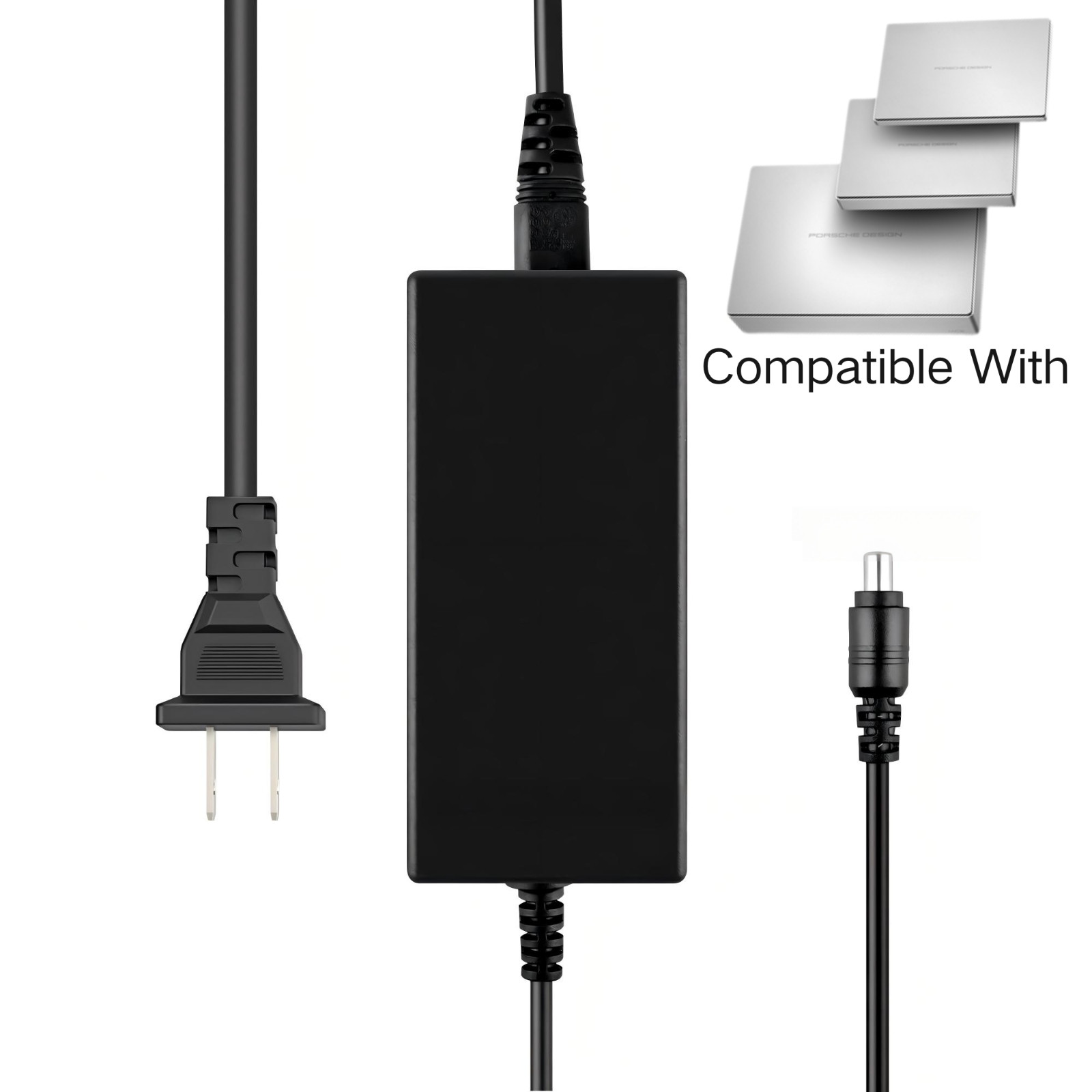 4-Pin AC DC Power Supply for LaCie 300702U 160GB HDD
