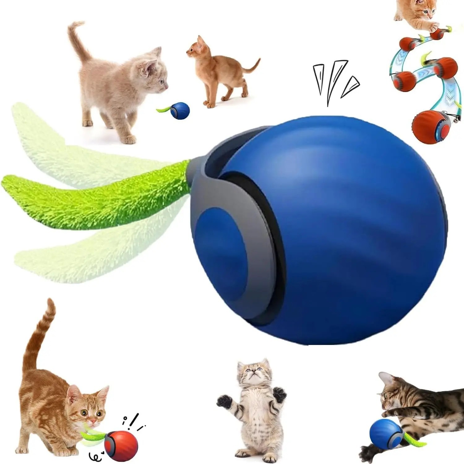 Speedy Tail 2.0, Speedy Tail Cat Toy, Interactive Cat Toy, Smart Indoor Cats Toy