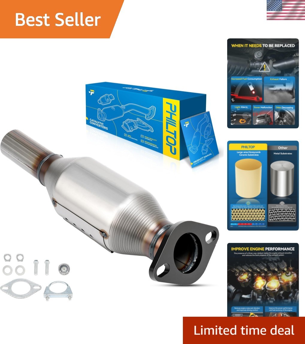 High Flow Catalytic Converter Fit for 2017-2019 Elantra 2.0L High Flow Catalytic Converter Fit for 2017-2019 Elantra 2.0L