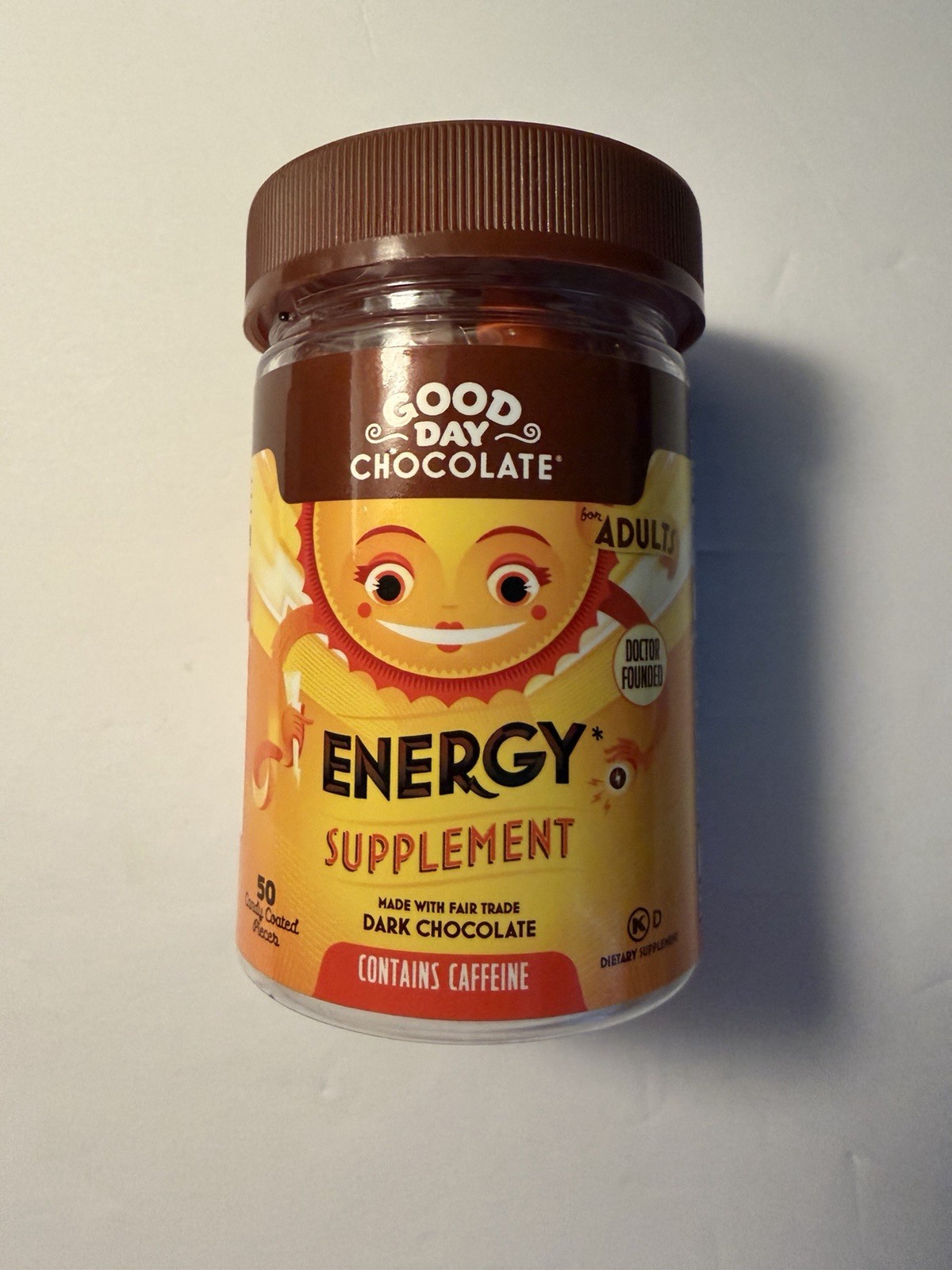 Good Day Chocolate Energy Supplement 50 Pieces with B-Vitamins 