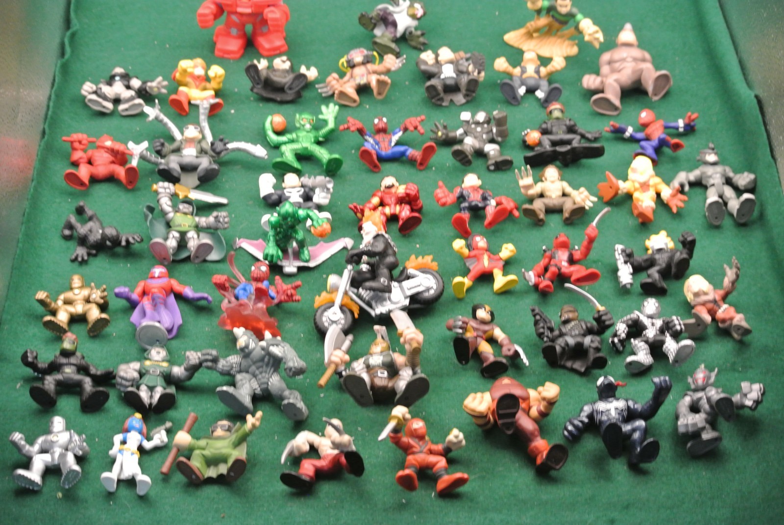 2005-2008 Hasbro Marvel Super Hero Squad Action Fig Lot of 50 many rare figs