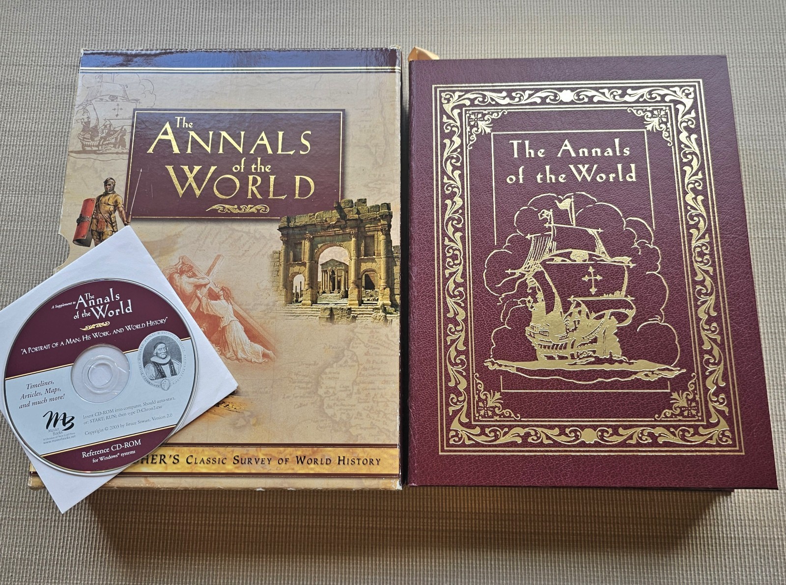 Annals of the World James Ussher Classic Survey of World History HC Slipcase CD