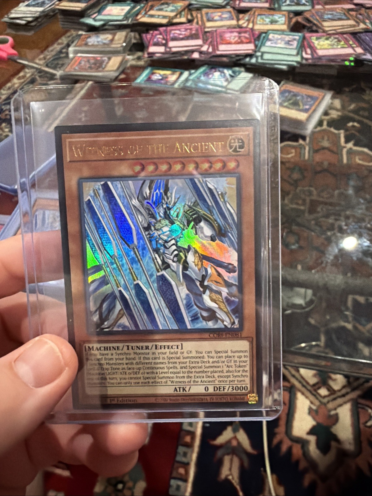 Yugioh 1x Witness of the Ancient CORI-EN081 Ultra Rare 1st Ed NM