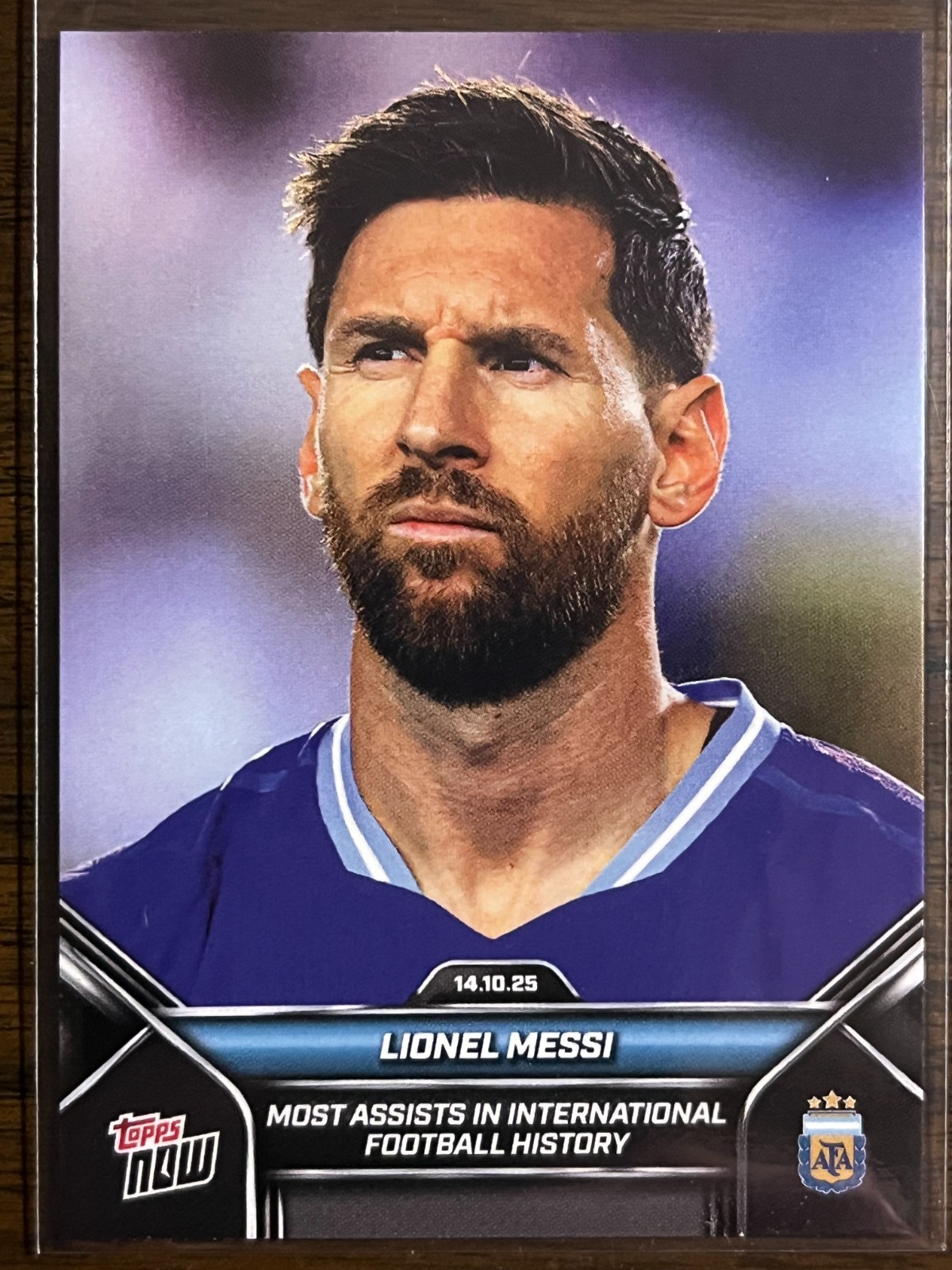 2024-25 Topps Now Argentina #3 Lionel Messi