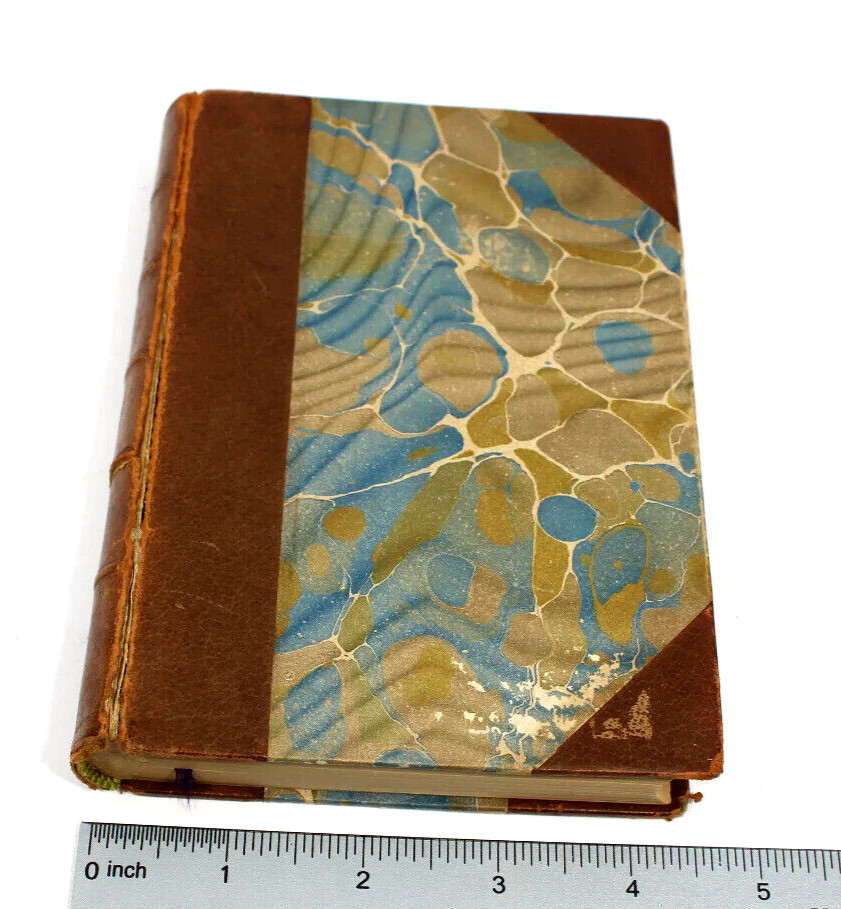 1889 Essays of Lord Bacon Henry Altemus Half Leather Partially Uncut Pages