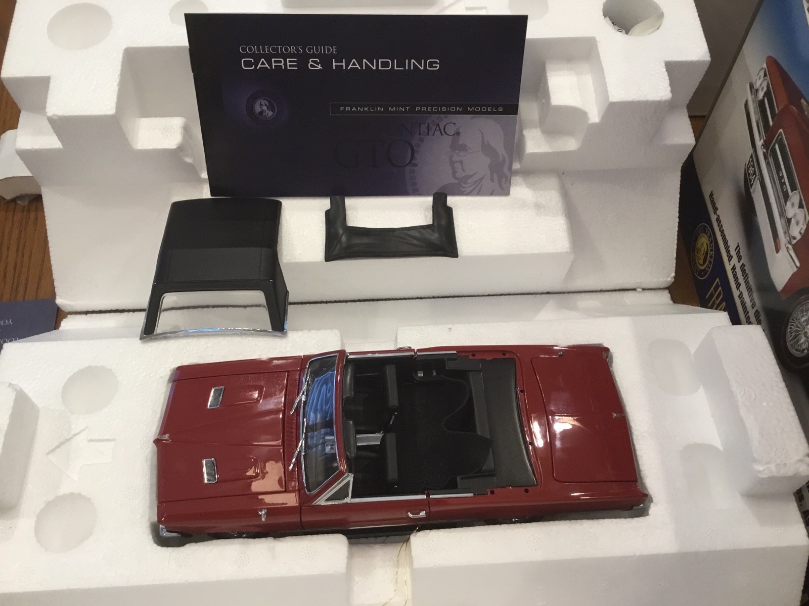 Franklin Mint 1964 GTO Convertible 1/24 Scale In The Box With Papers Franklin Mint 1964 GTO Convertible 1/24 Scale In The Box With Papers