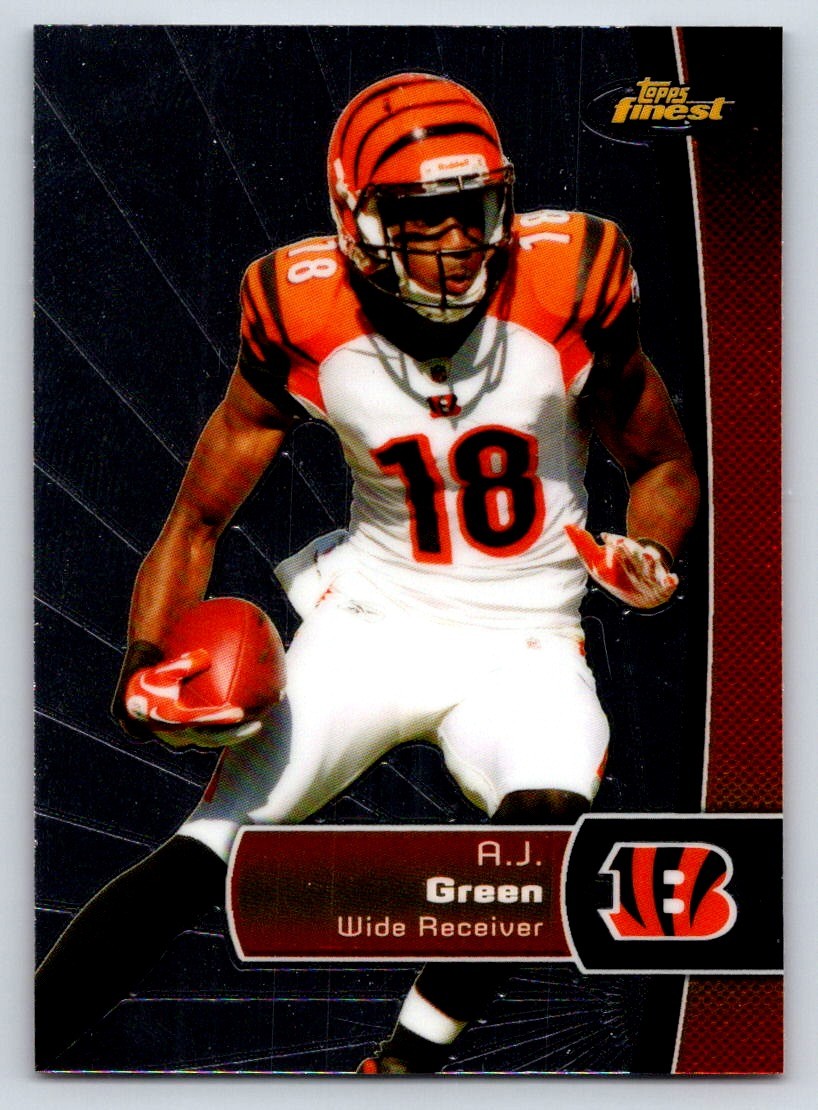 2012 Finest 72 A.J. Green    Cincinnati Bengals Football Card