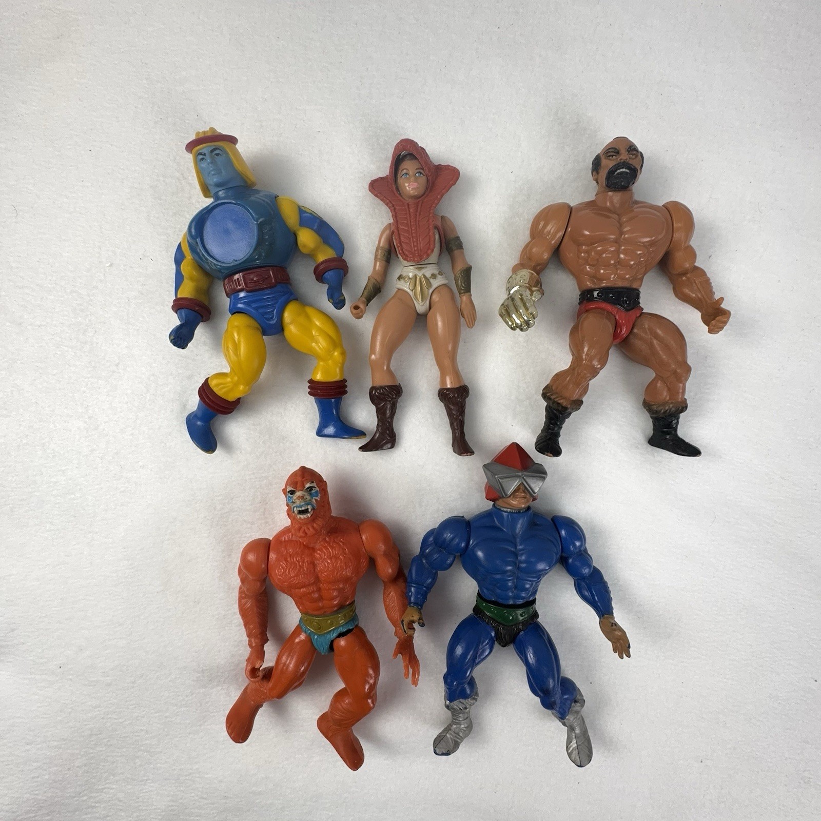 Vintage Masters of the Universe MOTU Action Figures Lot 1980s Mattel Collectible