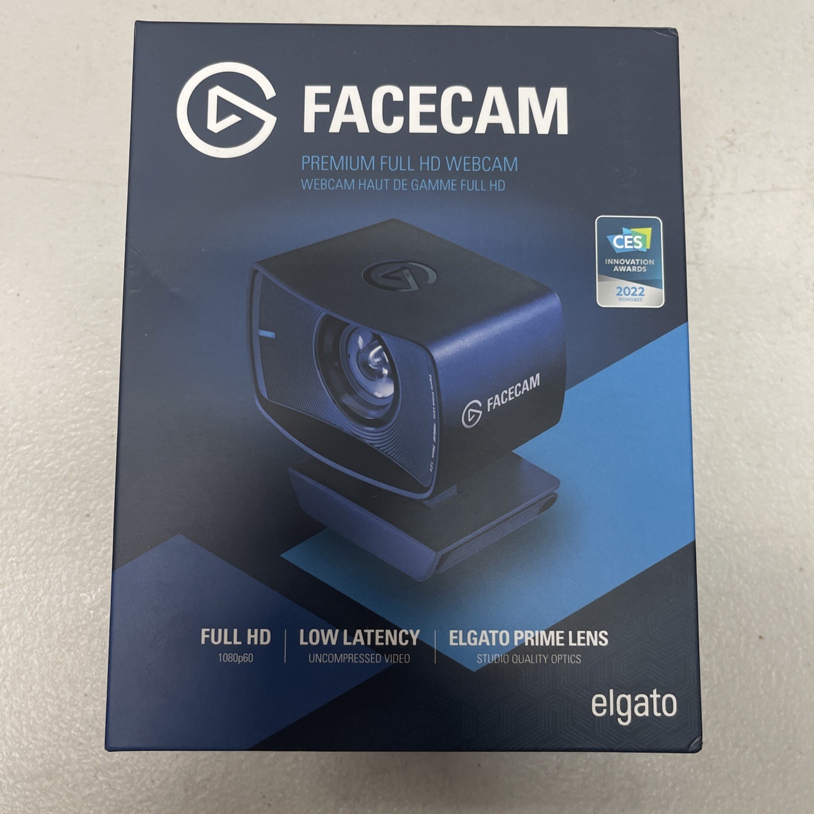 Elgato Facecam Premium 1080p60 Full HD Webcam Gaming Prime Lens Brand New Sealed