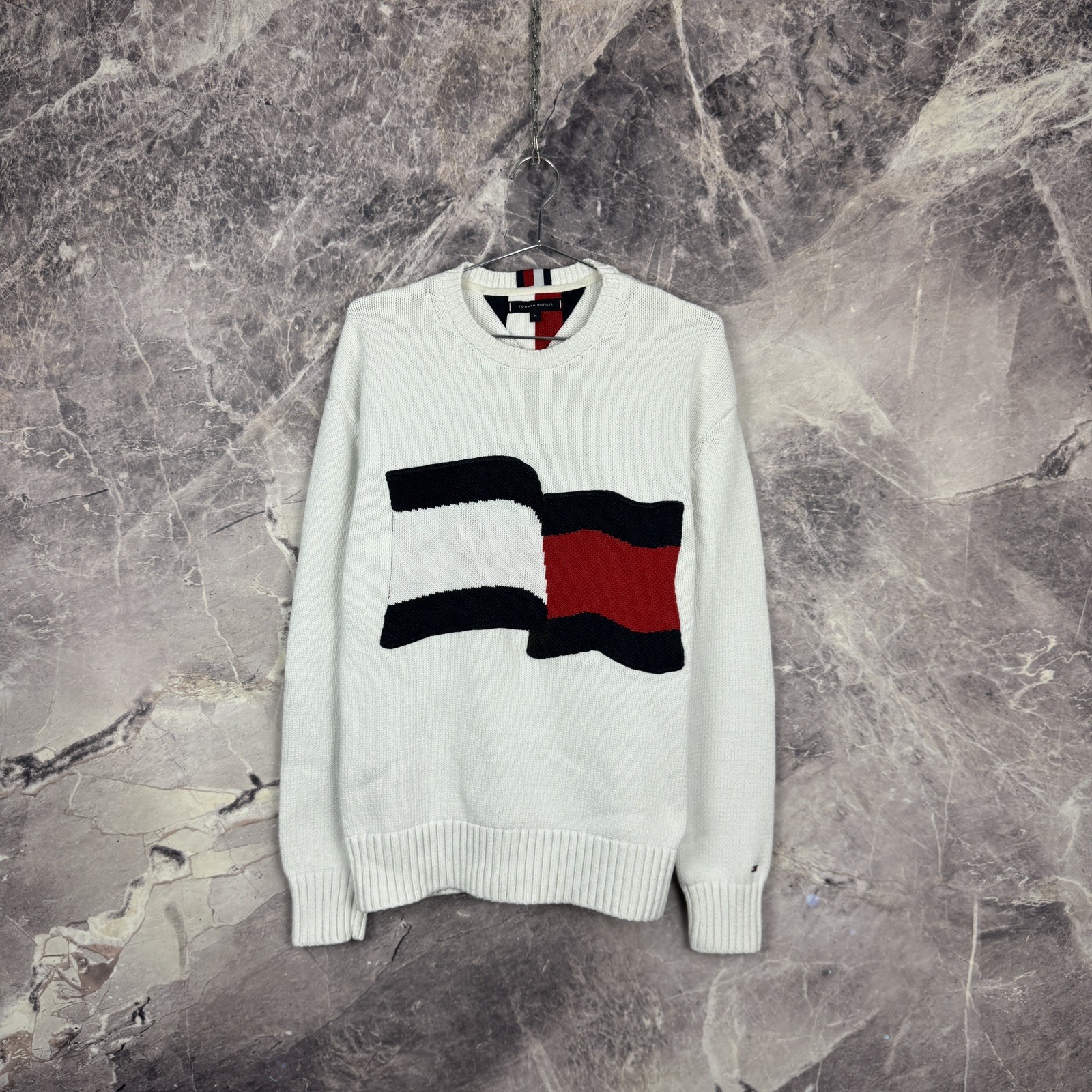 RARE Crazy Vintage Tommy Hilfiger Y2K knit sweater medium size perfect condition