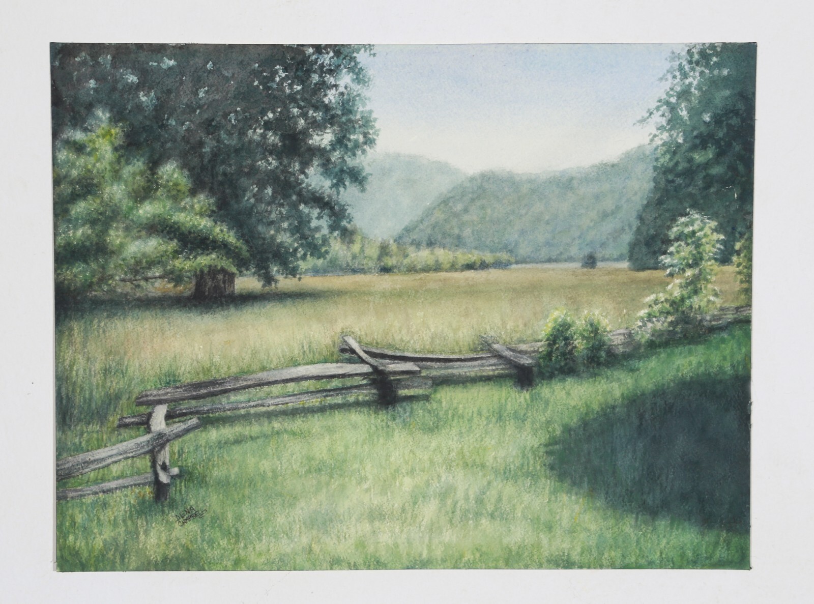 Original ART Watercolor Painting by Dena Campbell Original ART Watercolor Painting by Dena Campbell