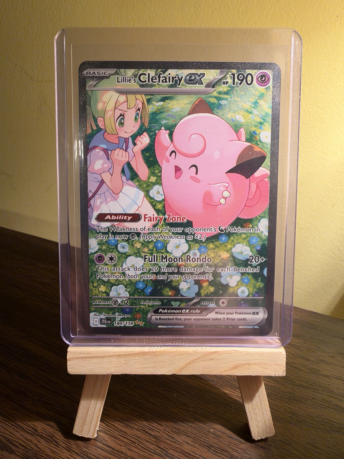 Lillie\'s Clefairy ex 184/159 SIR Sv09: Journey Together Holo Lillie\'s Clefairy ex 184/159 SIR Sv09: Journey Together Holo