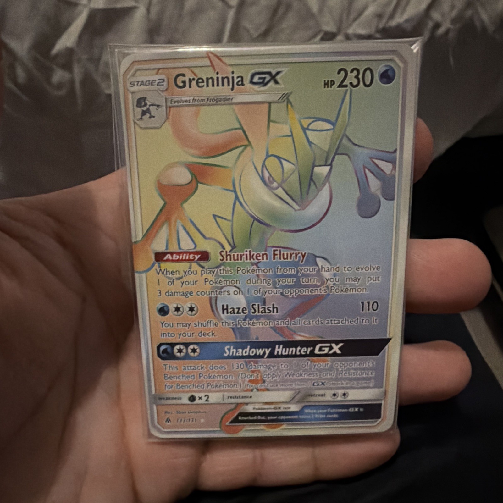 The Pokémon Company Greninja GX 24/122 XY BREAKpoint Rare Holo GX 230 HP EN The Pokémon Company Greninja GX 24/122 XY BREAKpoint Rare Holo GX 230 HP EN
