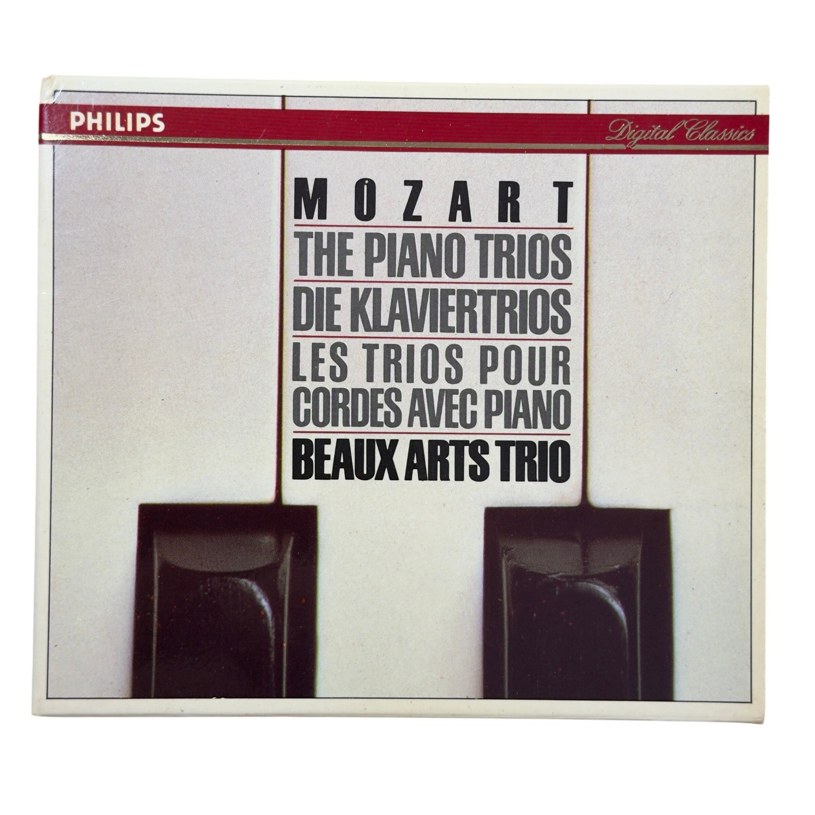 Mozart The Piano Trios Beaux Arts Trio 3 CD Box Set Philips Digital 422 079-2