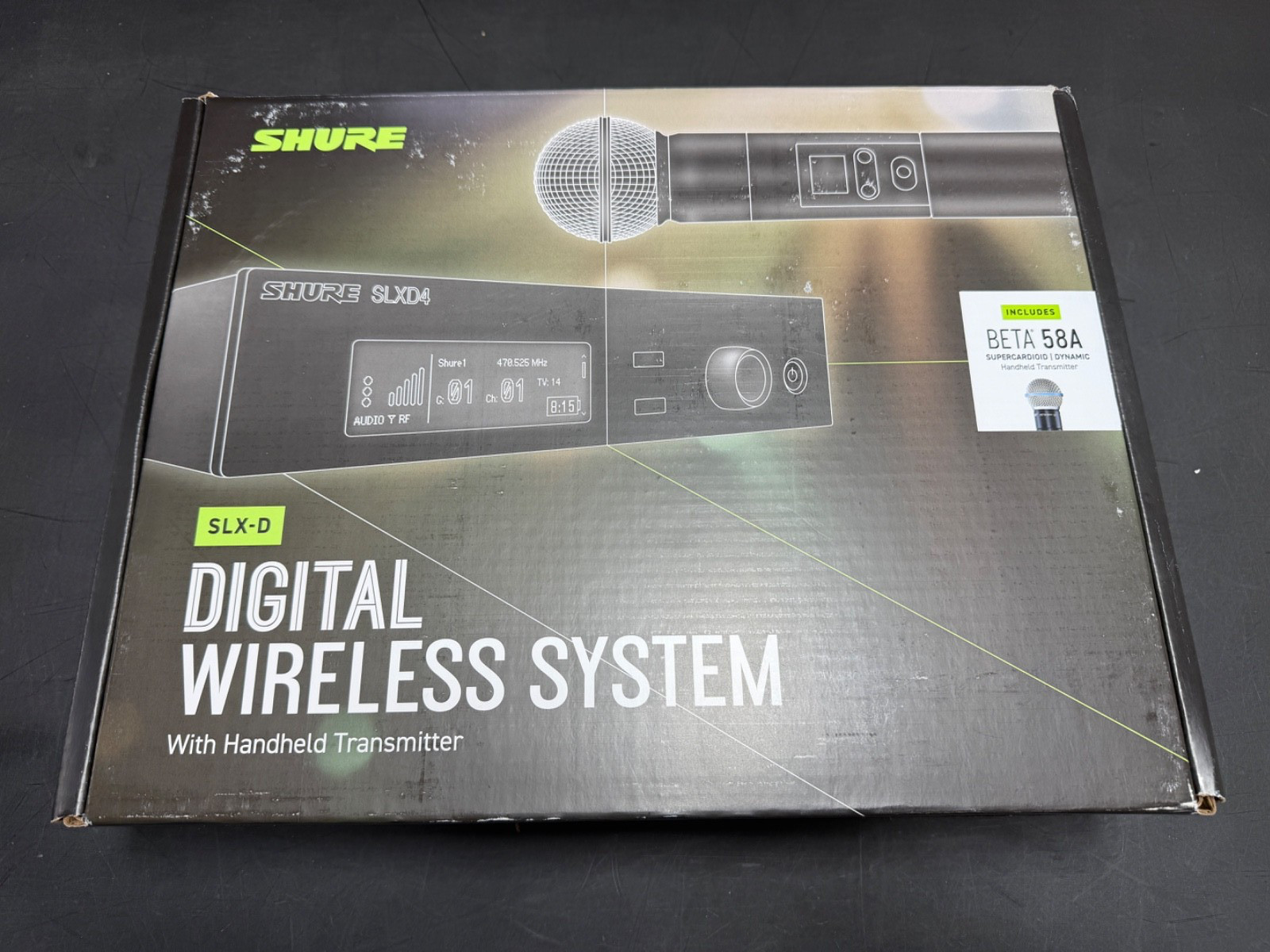 Shure SLXD24/B58 Digital Wireless Handheld Microphone System New