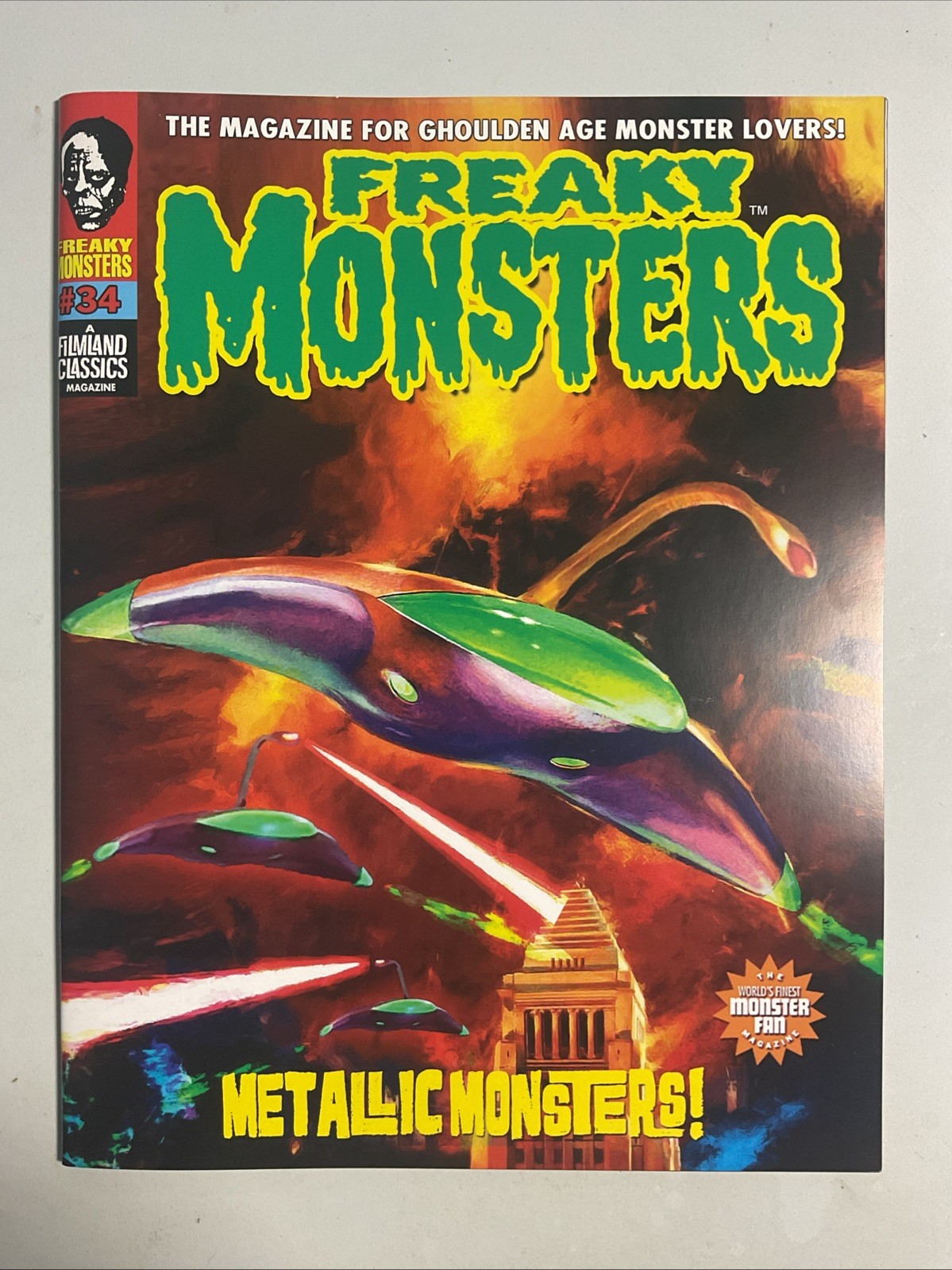 Freaky  Monsters Magazine #34 June 2021  Metallic Monsters