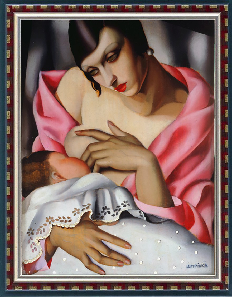 Hand Painted Oil Painting art Tamara de Lempicka Reproduction woman On Canvas Hand Painted Oil Painting art Tamara de Lempicka Reproduction woman On Canvas