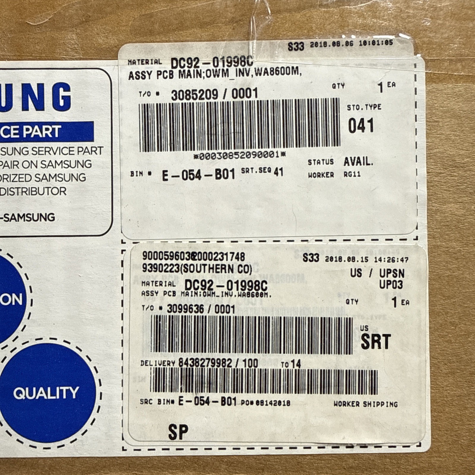 Samsung DC92-01998C