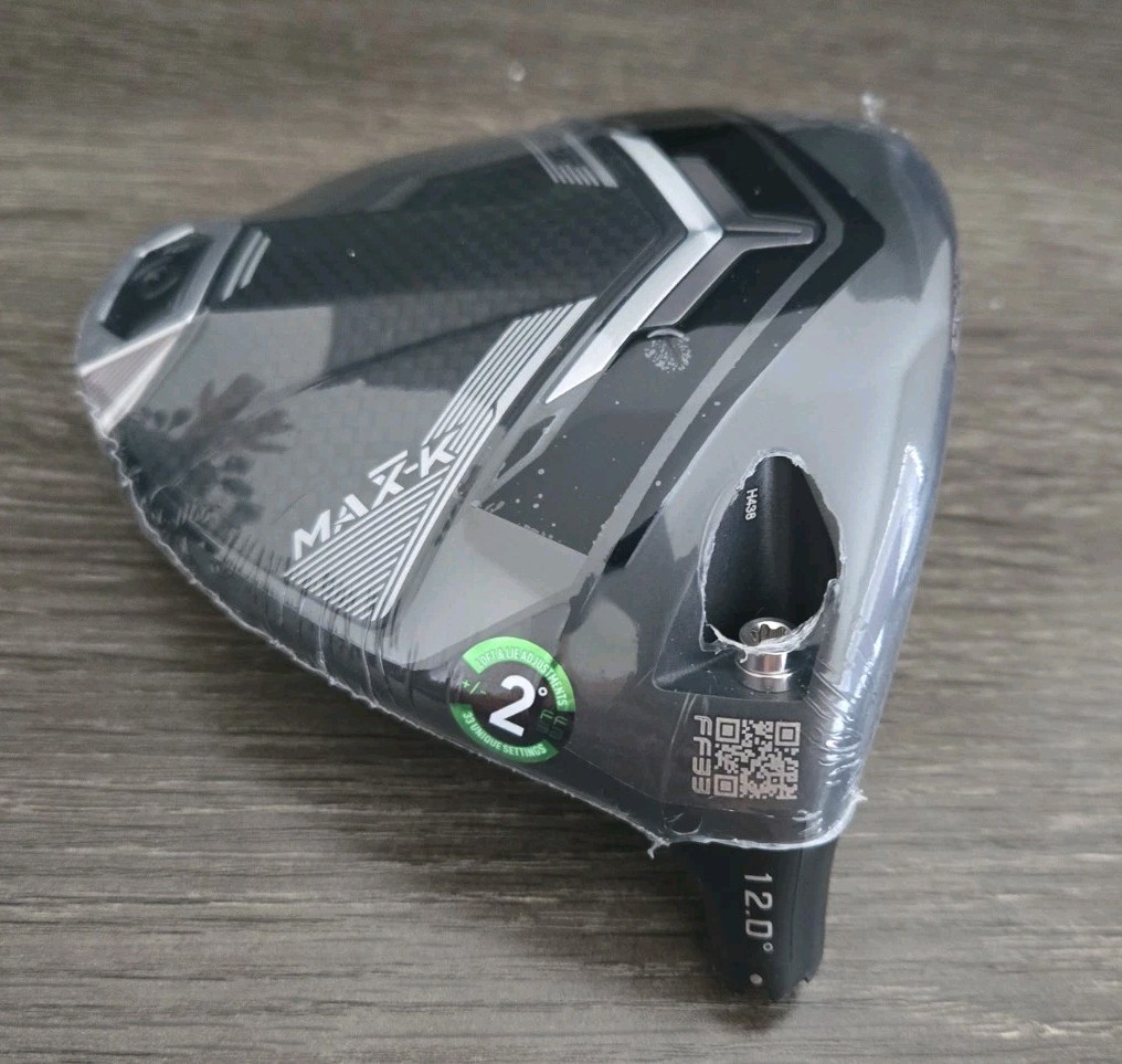 New Cobra Ds-Adapt Max-K 12* Driver Head Only  With Head Cover