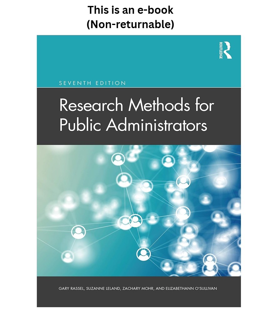 Gary Rassel Research Methods for Public Administrators 2020 Gary Rassel Research Methods for Public Administrators 2020