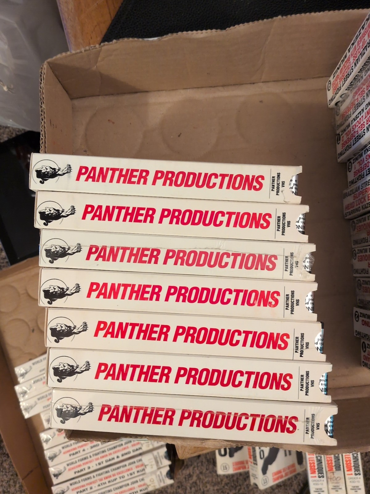 7 Panther Productions VHS Brazilian Jiu Jitsu Tournament Fighting Kazeka Muniz