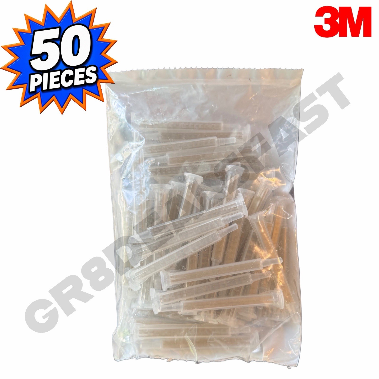 3M 38193 38191 Static Mixing Nozzle 50ml Adhesive Cartridges GENUINE 3M (Bag/50)