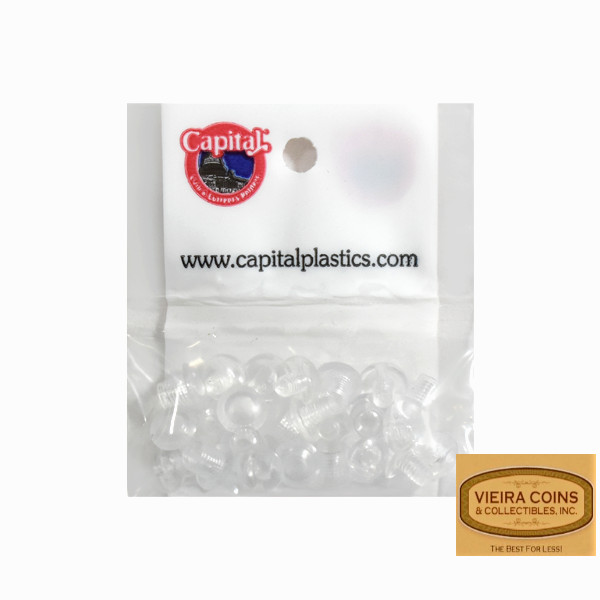 Capital Plastics Replacement Screws & Posts for Coin Holders Pack of 12 - #58242 Capital Plastics Replacement Screws & Posts for Coin Holders Pack of 12 - #58242
