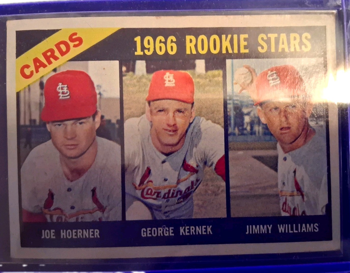 Rare (SP) 1966 Topps #544 Rookie Stars Cardinals Joe Hoerner Kernek Williams Rare (SP) 1966 Topps #544 Rookie Stars Cardinals Joe Hoerner Kernek Williams