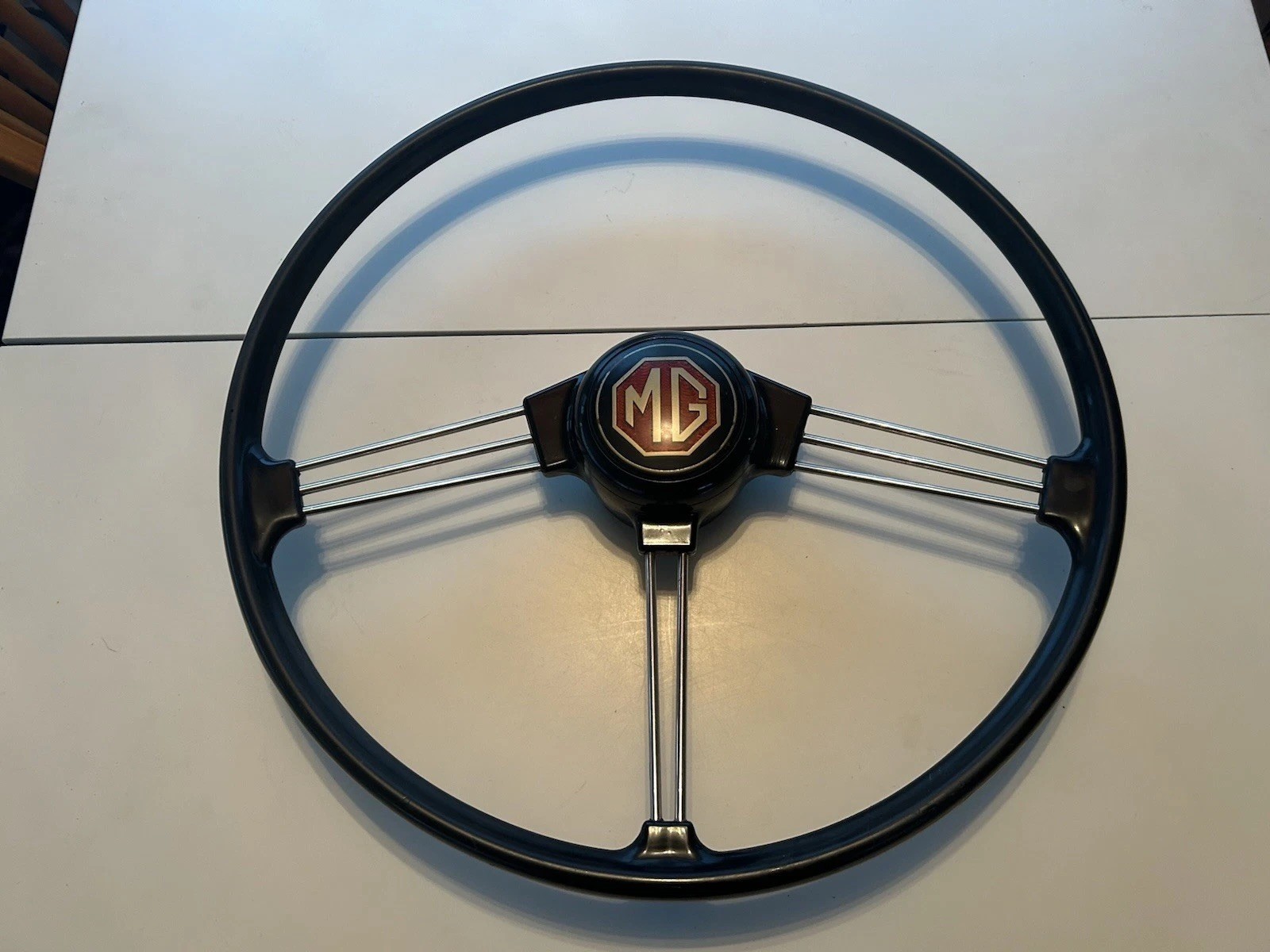Rare 1968 1969 MGB MGC GT Factory Original Steering Wheel Banjo No Cracks Rare 1968 1969 MGB MGC GT Factory Original Steering Wheel Banjo No Cracks